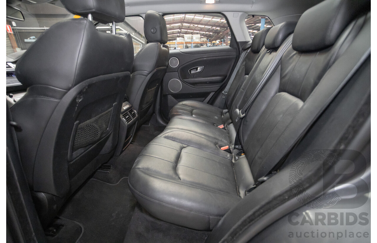 8/2017 Range Rover Evoque TD4 150 SE (AWD) LV MY17 5D Wagon Ammonite Grey Metallic Turbo Diesel 2.0L