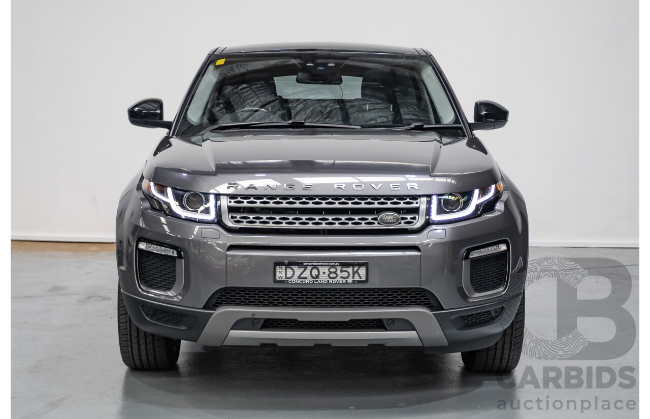 8/2017 Range Rover Evoque TD4 150 SE (AWD) LV MY17 5D Wagon Ammonite Grey Metallic Turbo Diesel 2.0L