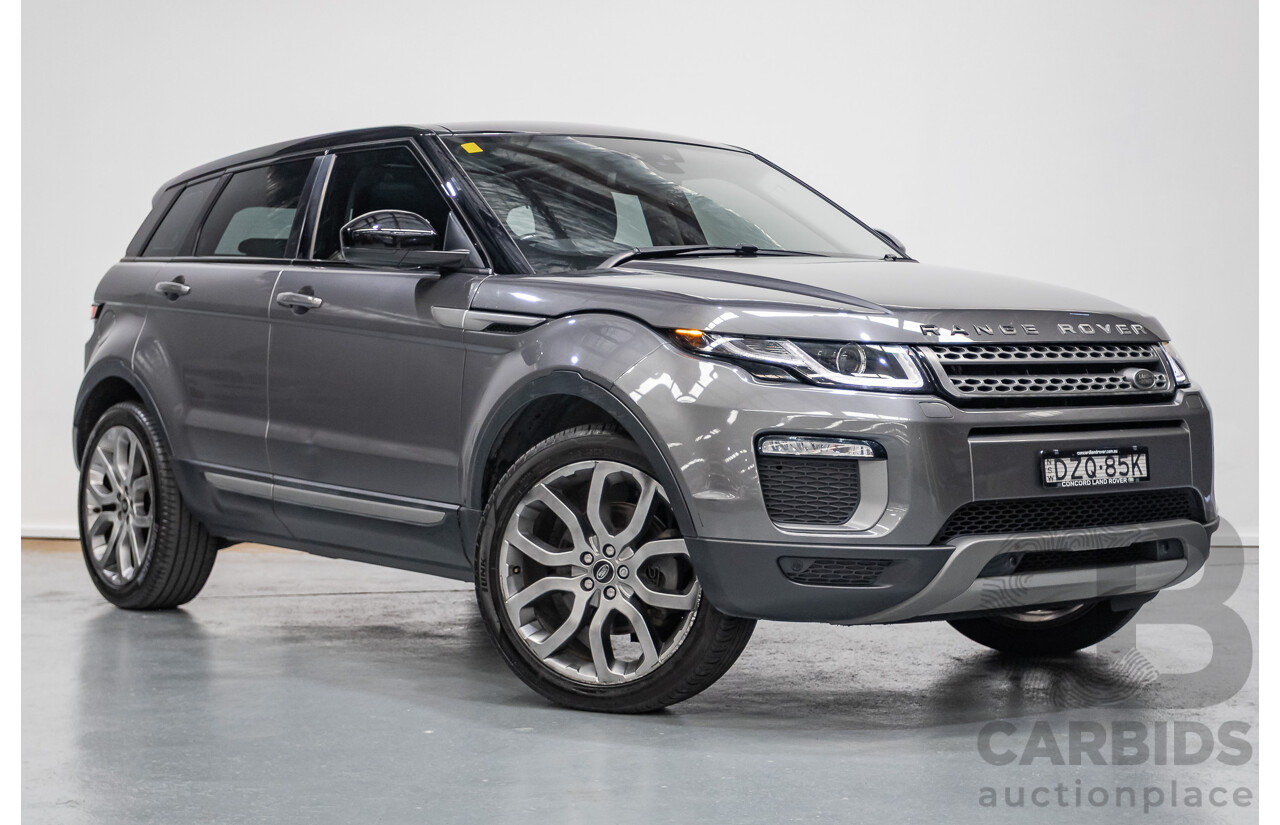 8/2017 Range Rover Evoque TD4 150 SE (AWD) LV MY17 5D Wagon Ammonite Grey Metallic Turbo Diesel 2.0L