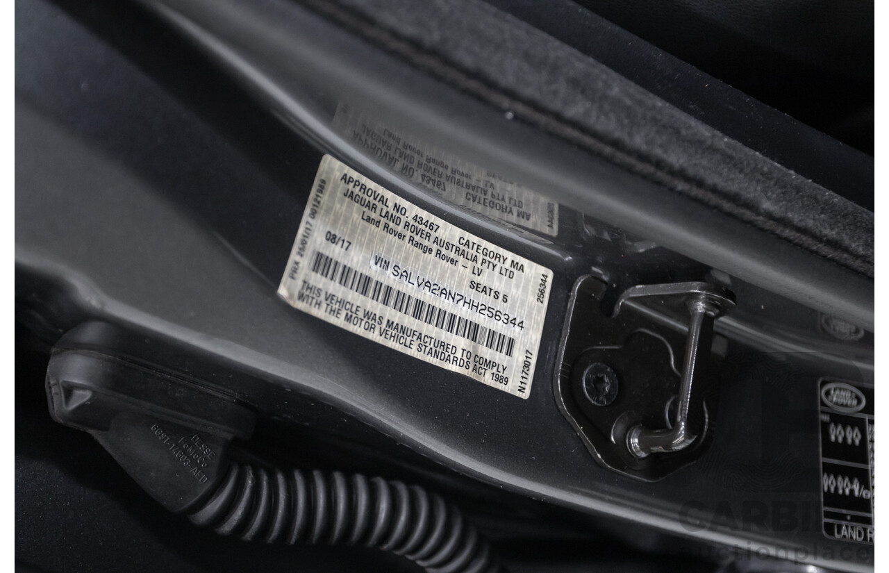 8/2017 Range Rover Evoque TD4 150 SE (AWD) LV MY17 5D Wagon Ammonite Grey Metallic Turbo Diesel 2.0L