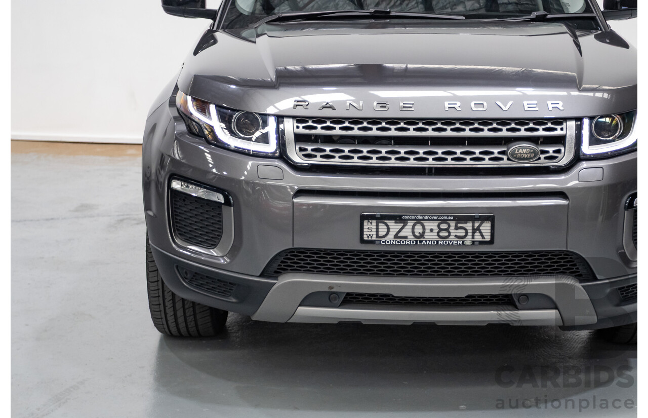 8/2017 Range Rover Evoque TD4 150 SE (AWD) LV MY17 5D Wagon Ammonite Grey Metallic Turbo Diesel 2.0L