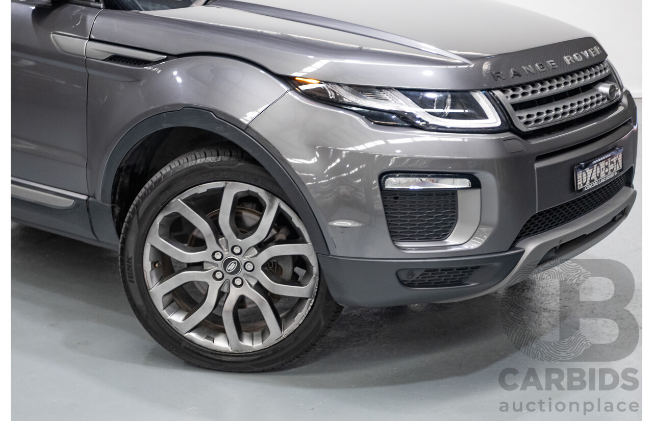 8/2017 Range Rover Evoque TD4 150 SE (AWD) LV MY17 5D Wagon Ammonite Grey Metallic Turbo Diesel 2.0L