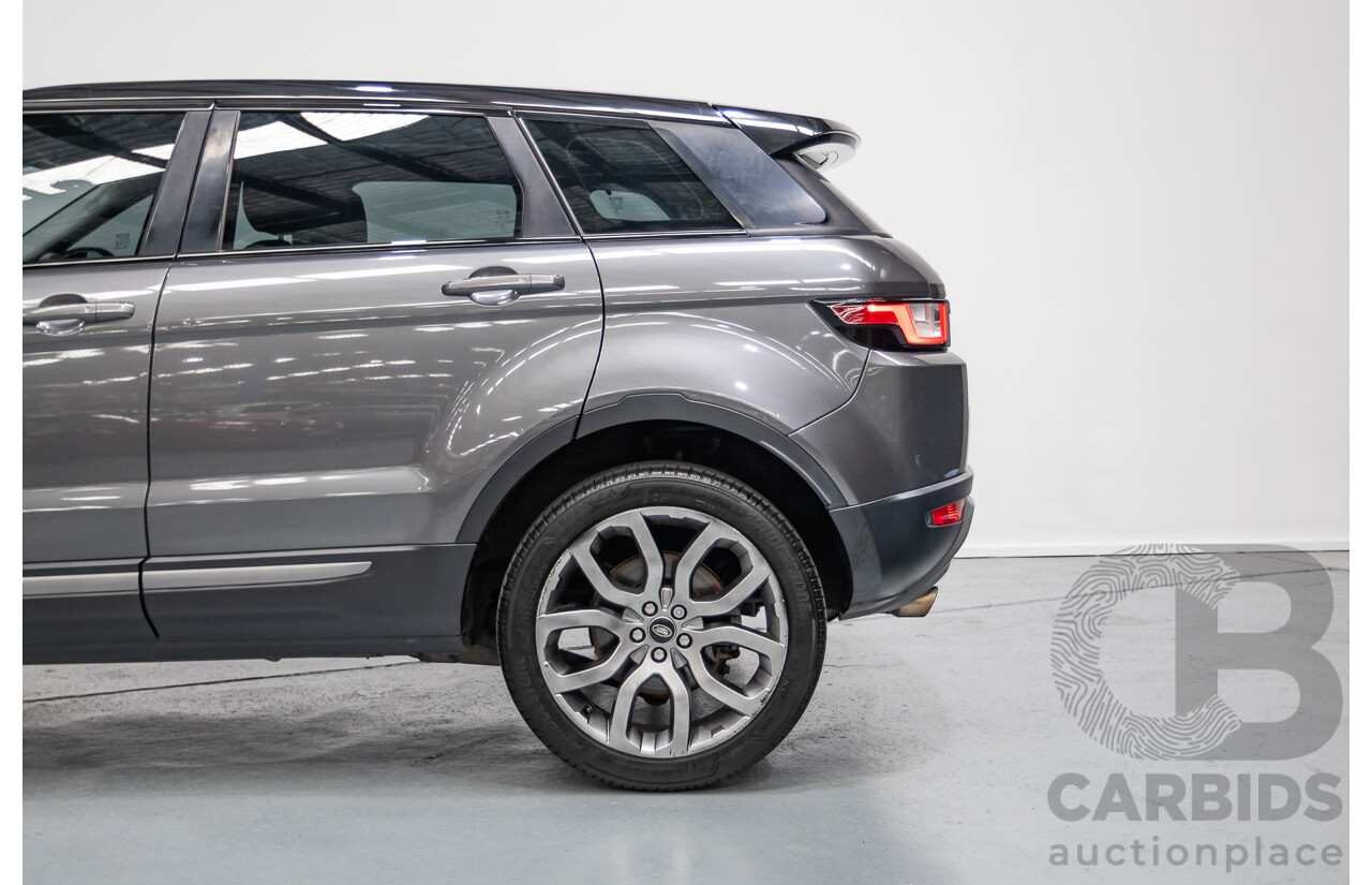 8/2017 Range Rover Evoque TD4 150 SE (AWD) LV MY17 5D Wagon Ammonite Grey Metallic Turbo Diesel 2.0L