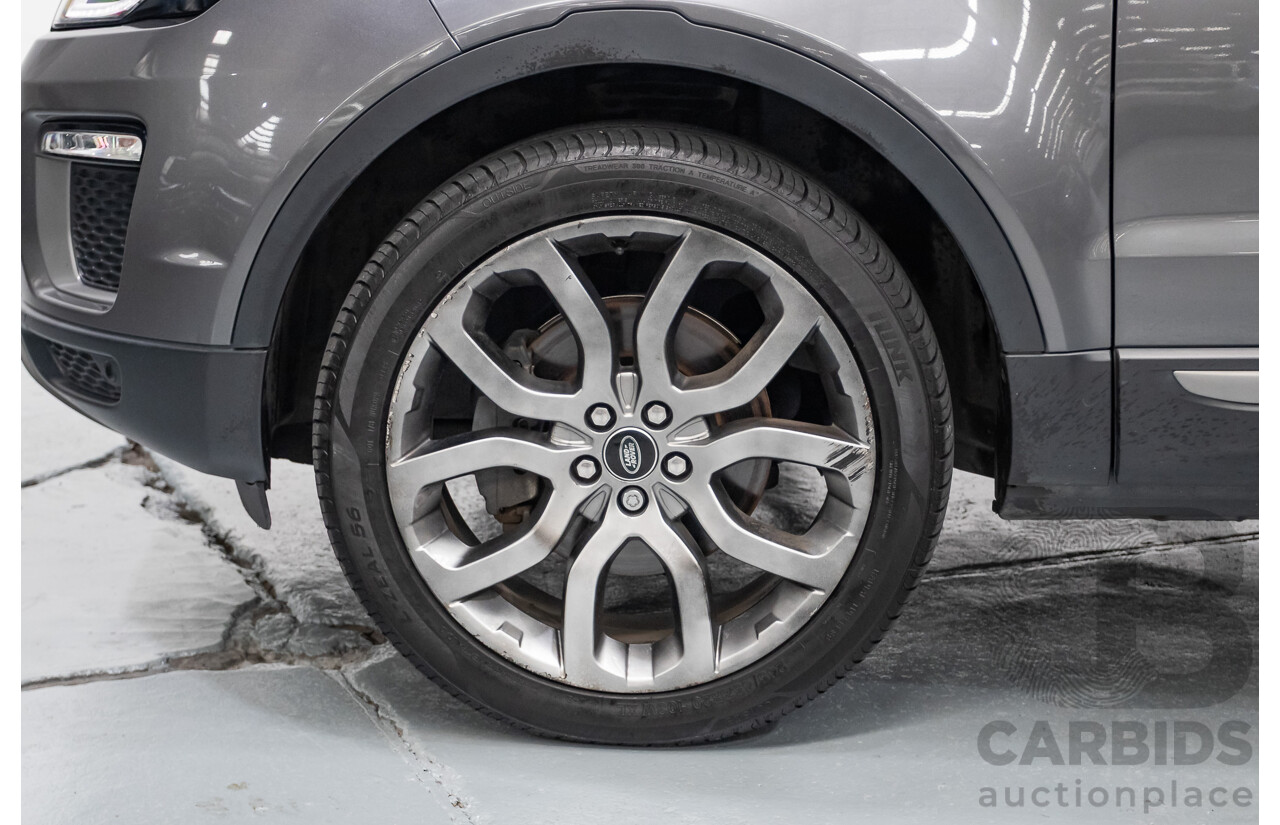 8/2017 Range Rover Evoque TD4 150 SE (AWD) LV MY17 5D Wagon Ammonite Grey Metallic Turbo Diesel 2.0L