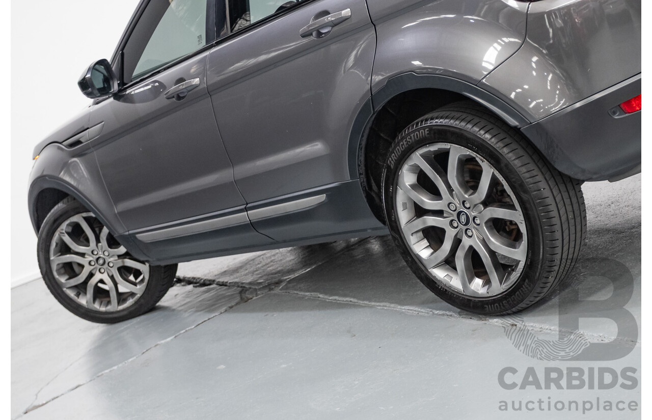 8/2017 Range Rover Evoque TD4 150 SE (AWD) LV MY17 5D Wagon Ammonite Grey Metallic Turbo Diesel 2.0L