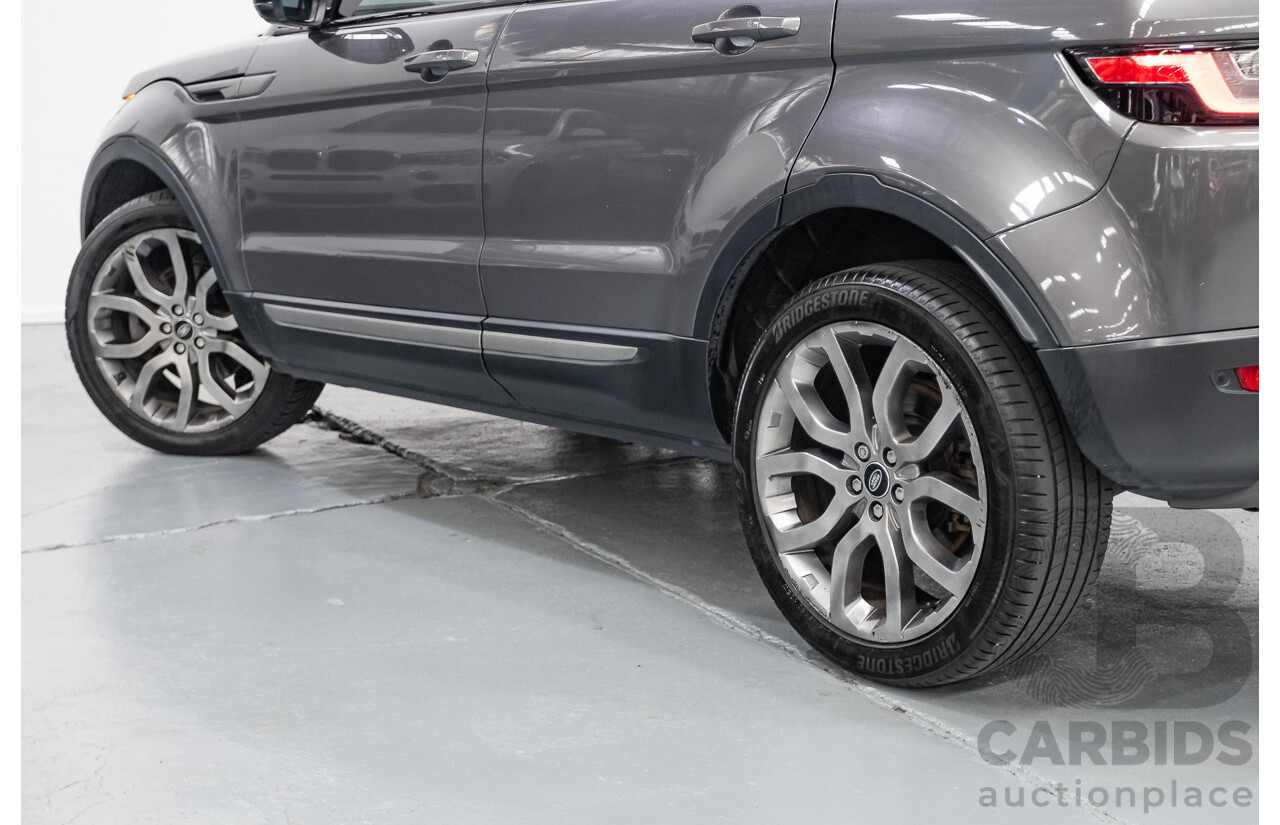 8/2017 Range Rover Evoque TD4 150 SE (AWD) LV MY17 5D Wagon Ammonite Grey Metallic Turbo Diesel 2.0L
