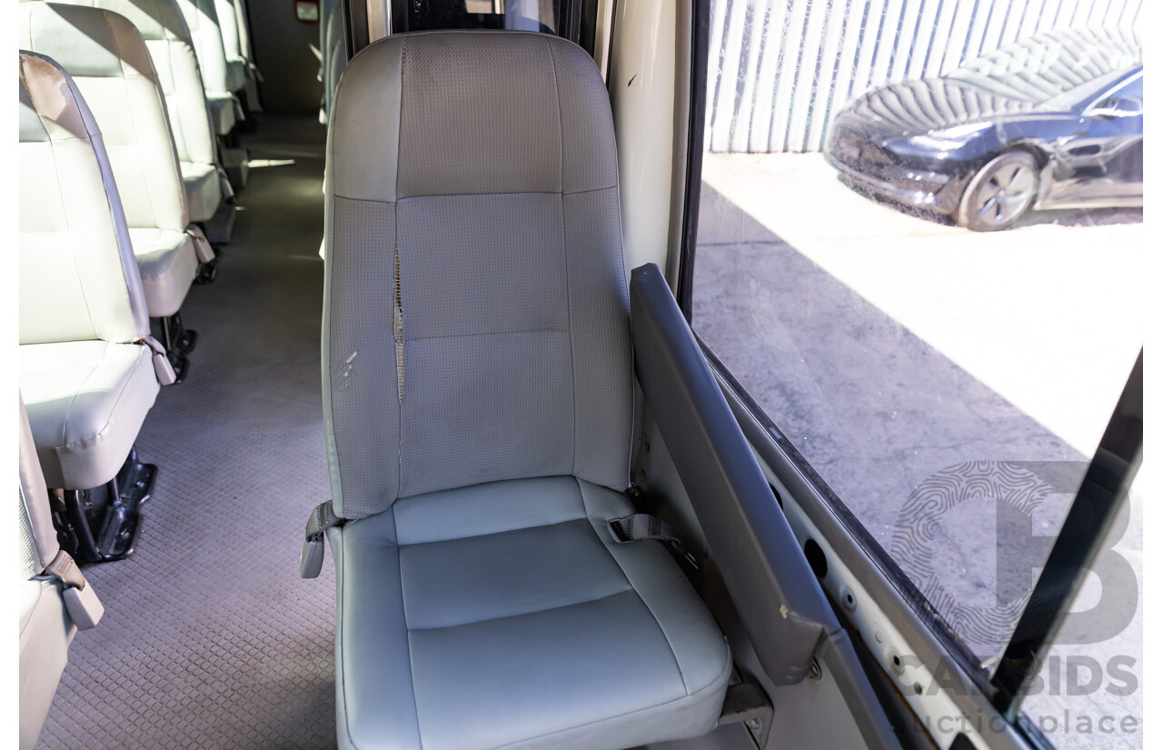 09/2008 Toyota Coaster Standard (LWB 4x2) XZB50R 07 Upgrade Bus White Turbo Diesel 4.0L - 21 Seater