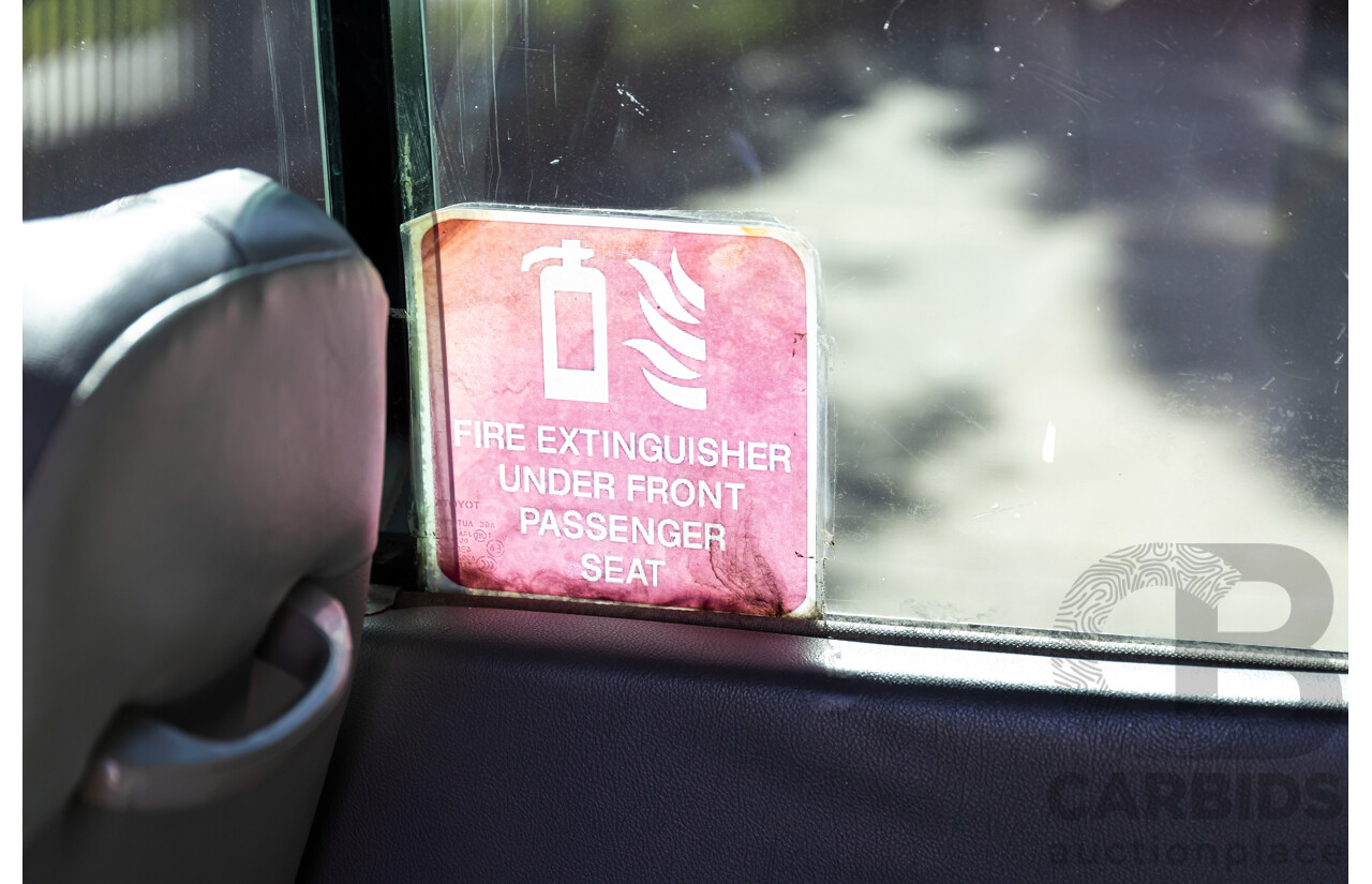 09/2008 Toyota Coaster Standard (LWB 4x2) XZB50R 07 Upgrade Bus White Turbo Diesel 4.0L - 21 Seater