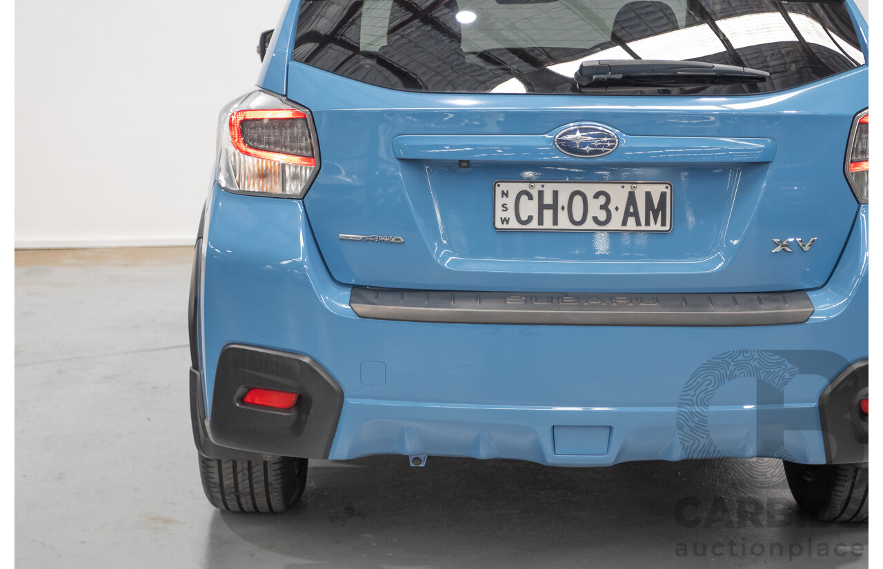 02/2016 Subaru XV 2.0i-S (AWD) MY17 4D Wagon Hyper Blue 2.0L