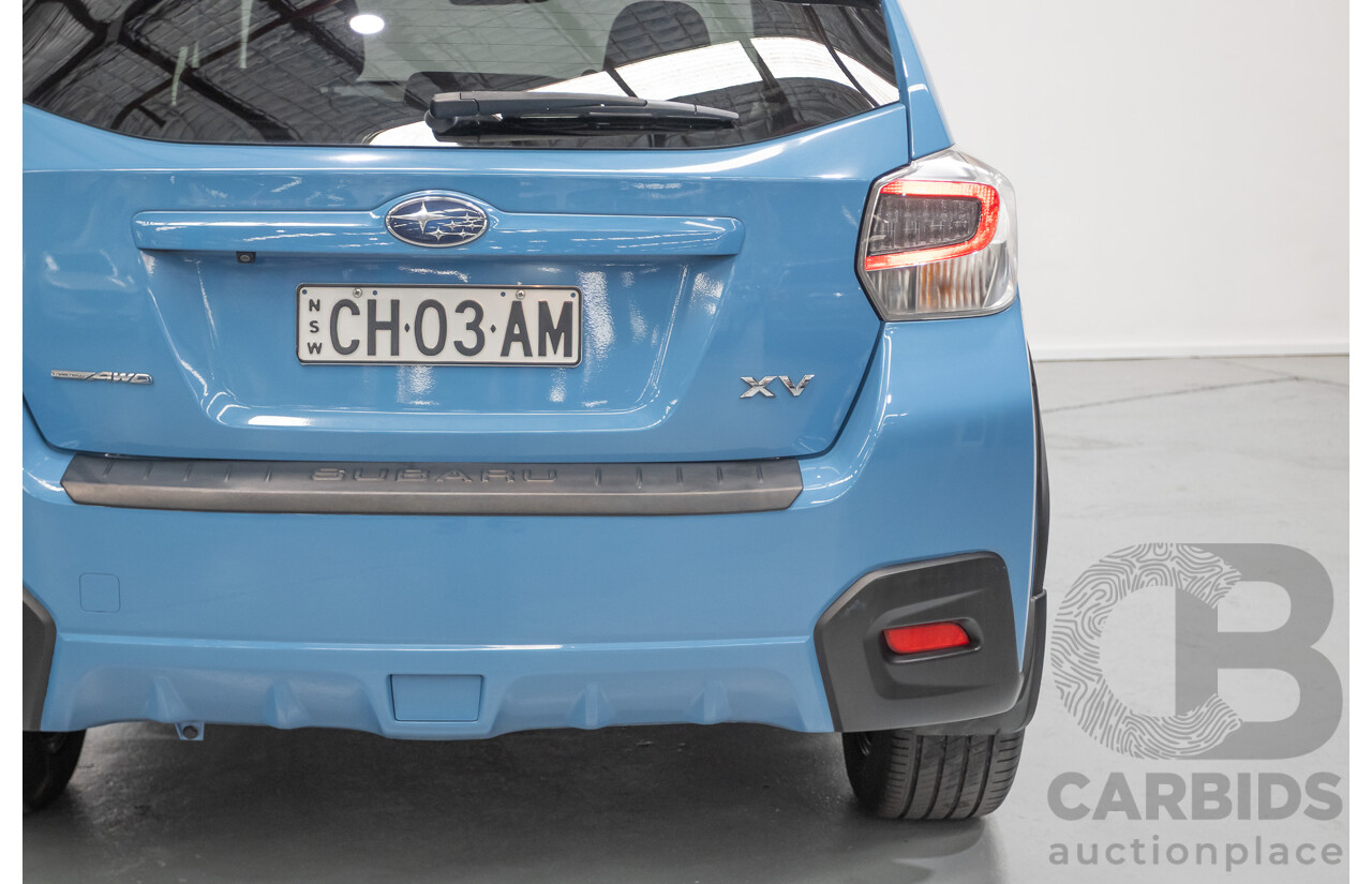 02/2016 Subaru XV 2.0i-S (AWD) MY17 4D Wagon Hyper Blue 2.0L