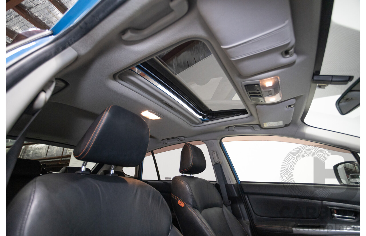 02/2016 Subaru XV 2.0i-S (AWD) MY17 4D Wagon Hyper Blue 2.0L