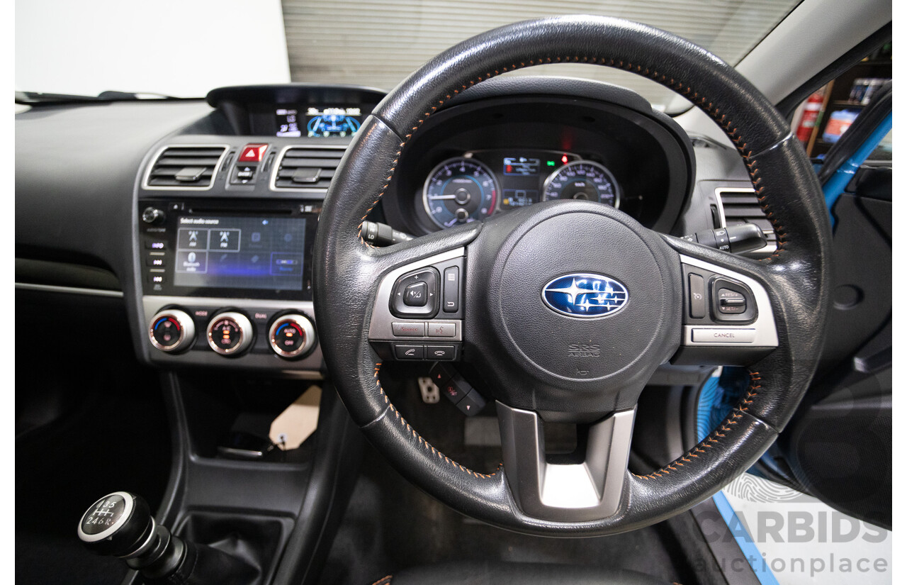 02/2016 Subaru XV 2.0i-S (AWD) MY17 4D Wagon Hyper Blue 2.0L