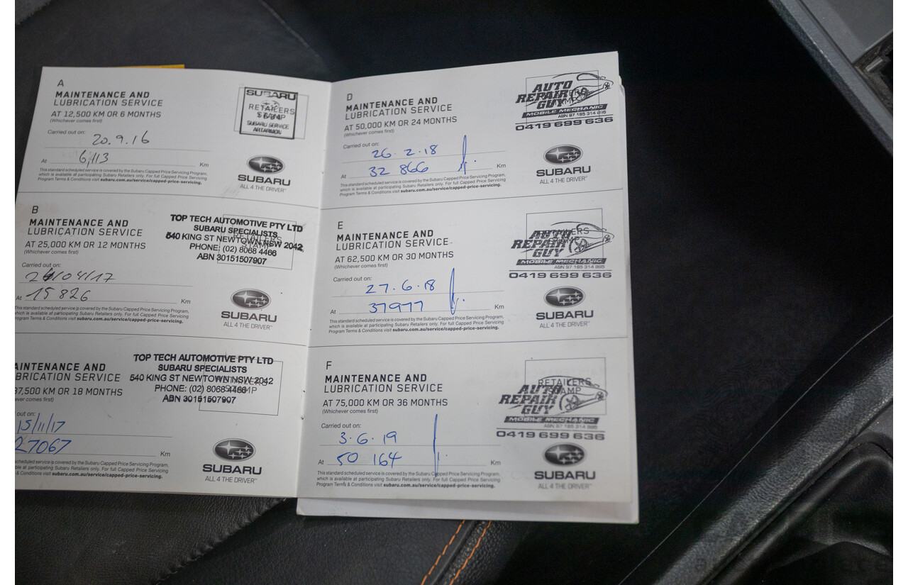 02/2016 Subaru XV 2.0i-S (AWD) MY17 4D Wagon Hyper Blue 2.0L