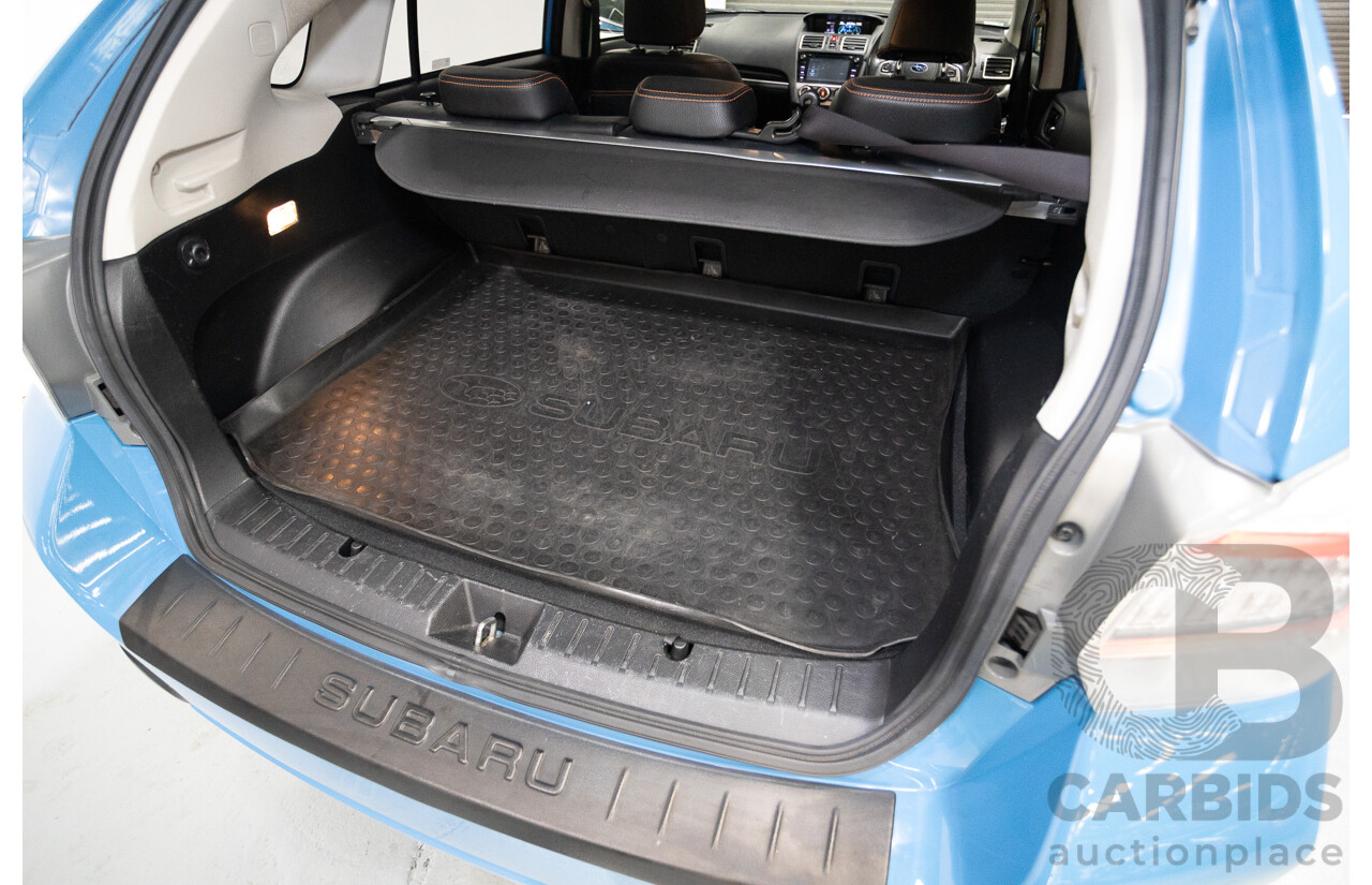 02/2016 Subaru XV 2.0i-S (AWD) MY17 4D Wagon Hyper Blue 2.0L