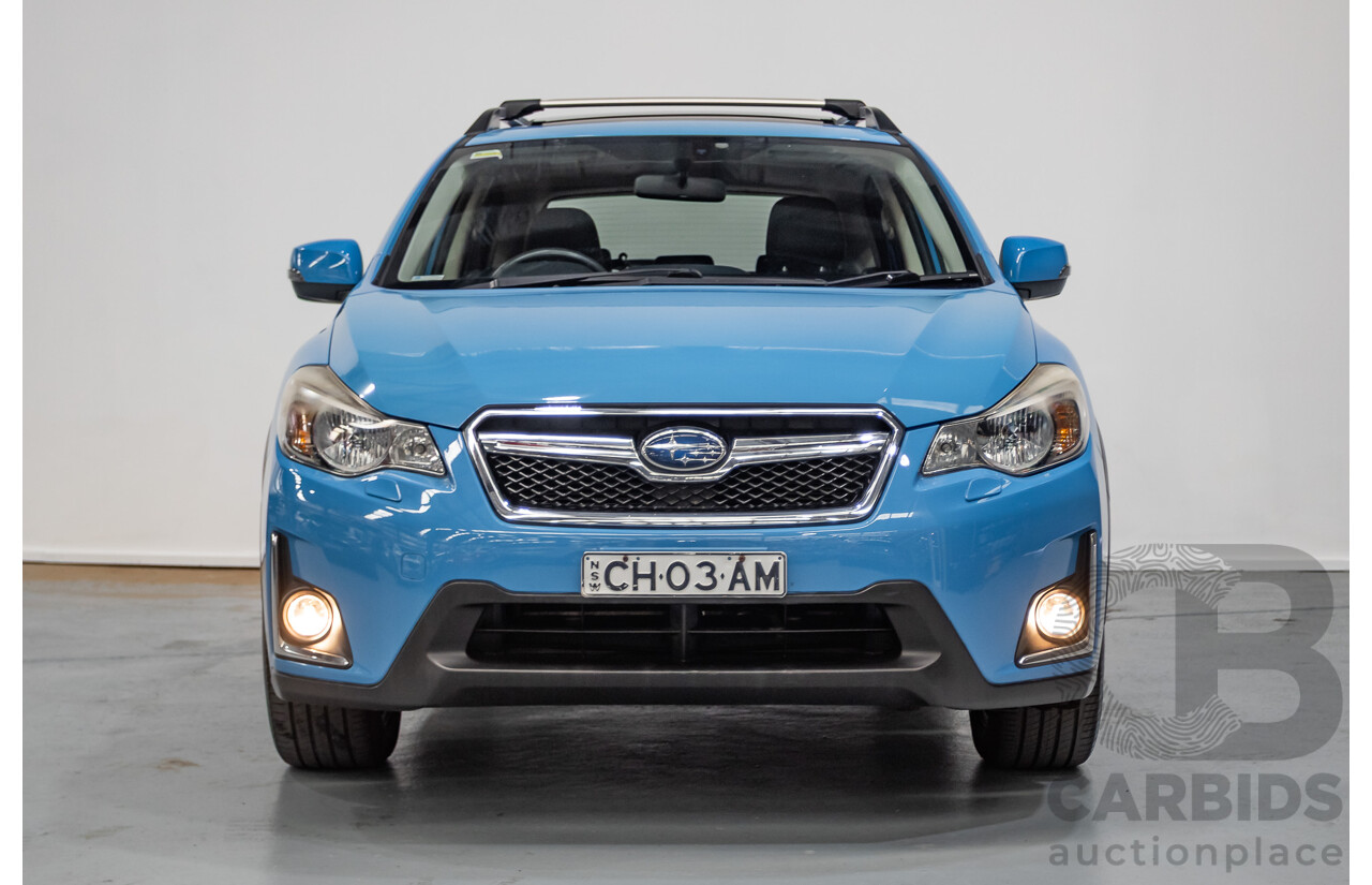 02/2016 Subaru XV 2.0i-S (AWD) MY17 4D Wagon Hyper Blue 2.0L