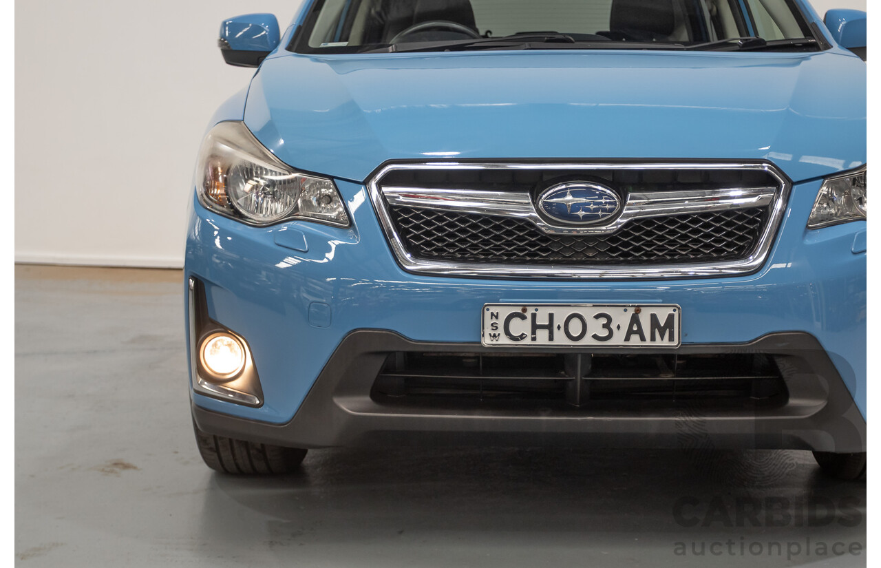 02/2016 Subaru XV 2.0i-S (AWD) MY17 4D Wagon Hyper Blue 2.0L