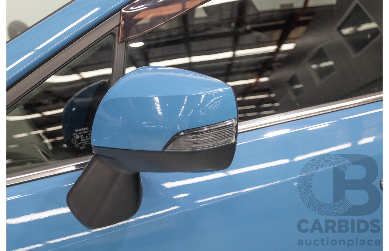 02/2016 Subaru XV 2.0i-S (AWD) MY17 4D Wagon Hyper Blue 2.0L