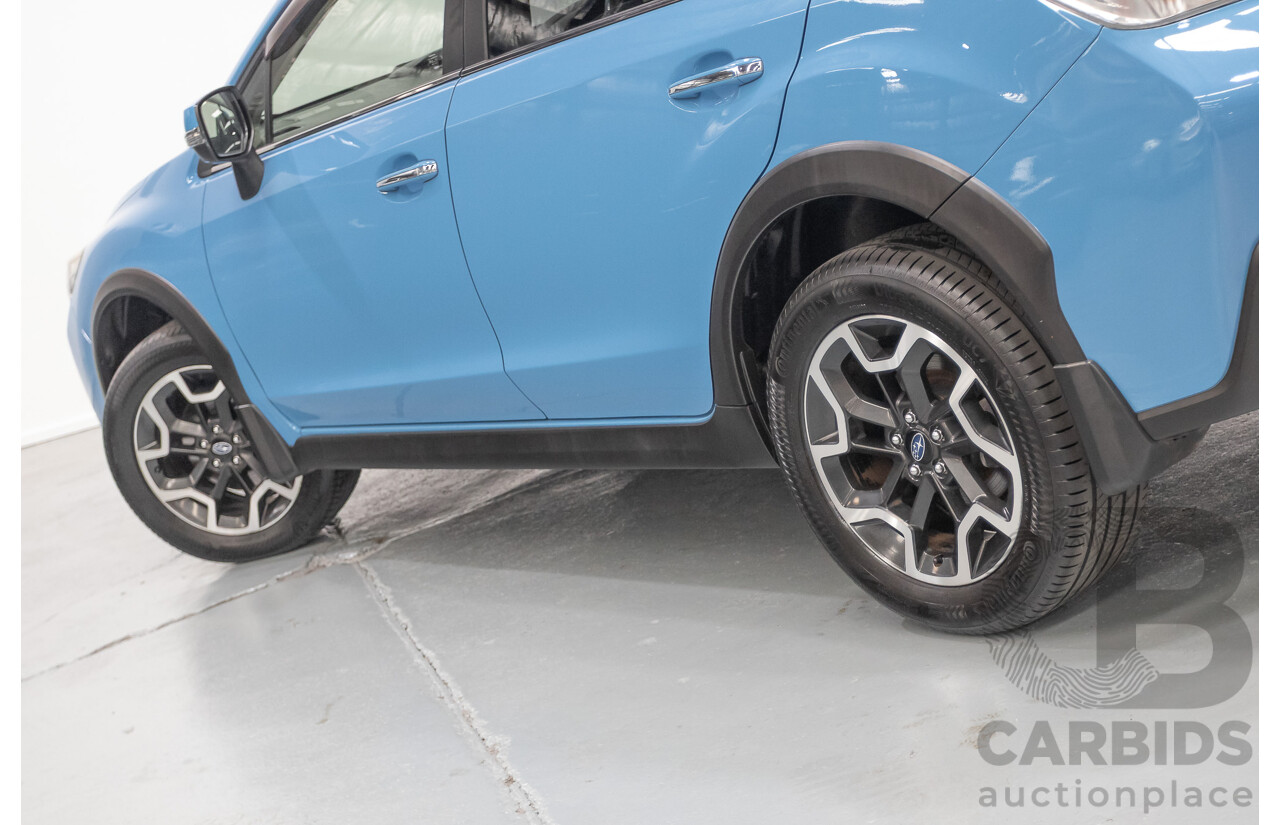 02/2016 Subaru XV 2.0i-S (AWD) MY17 4D Wagon Hyper Blue 2.0L