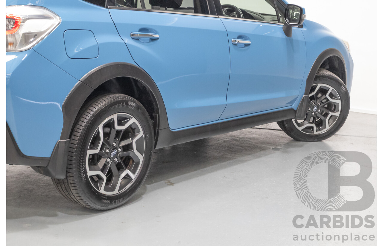 02/2016 Subaru XV 2.0i-S (AWD) MY17 4D Wagon Hyper Blue 2.0L