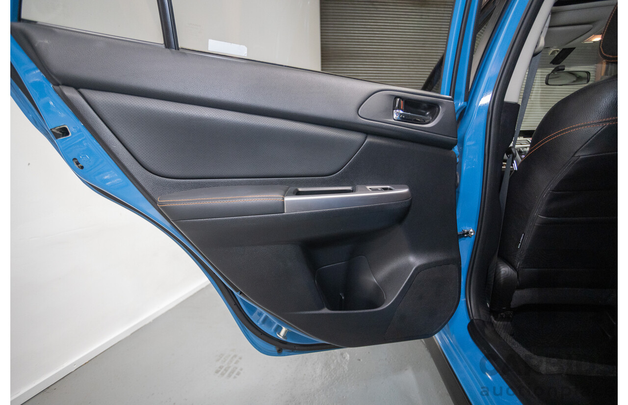 02/2016 Subaru XV 2.0i-S (AWD) MY17 4D Wagon Hyper Blue 2.0L