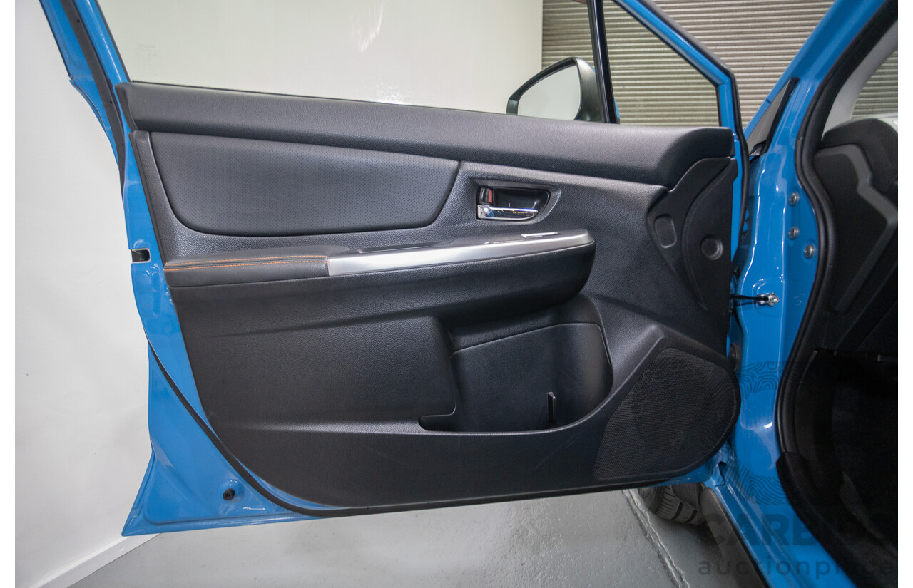 02/2016 Subaru XV 2.0i-S (AWD) MY17 4D Wagon Hyper Blue 2.0L