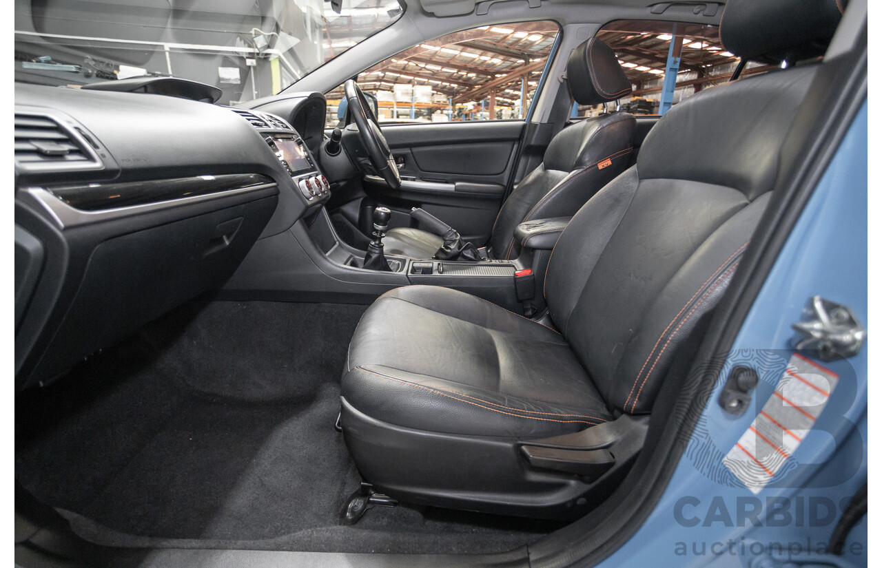 02/2016 Subaru XV 2.0i-S (AWD) MY17 4D Wagon Hyper Blue 2.0L