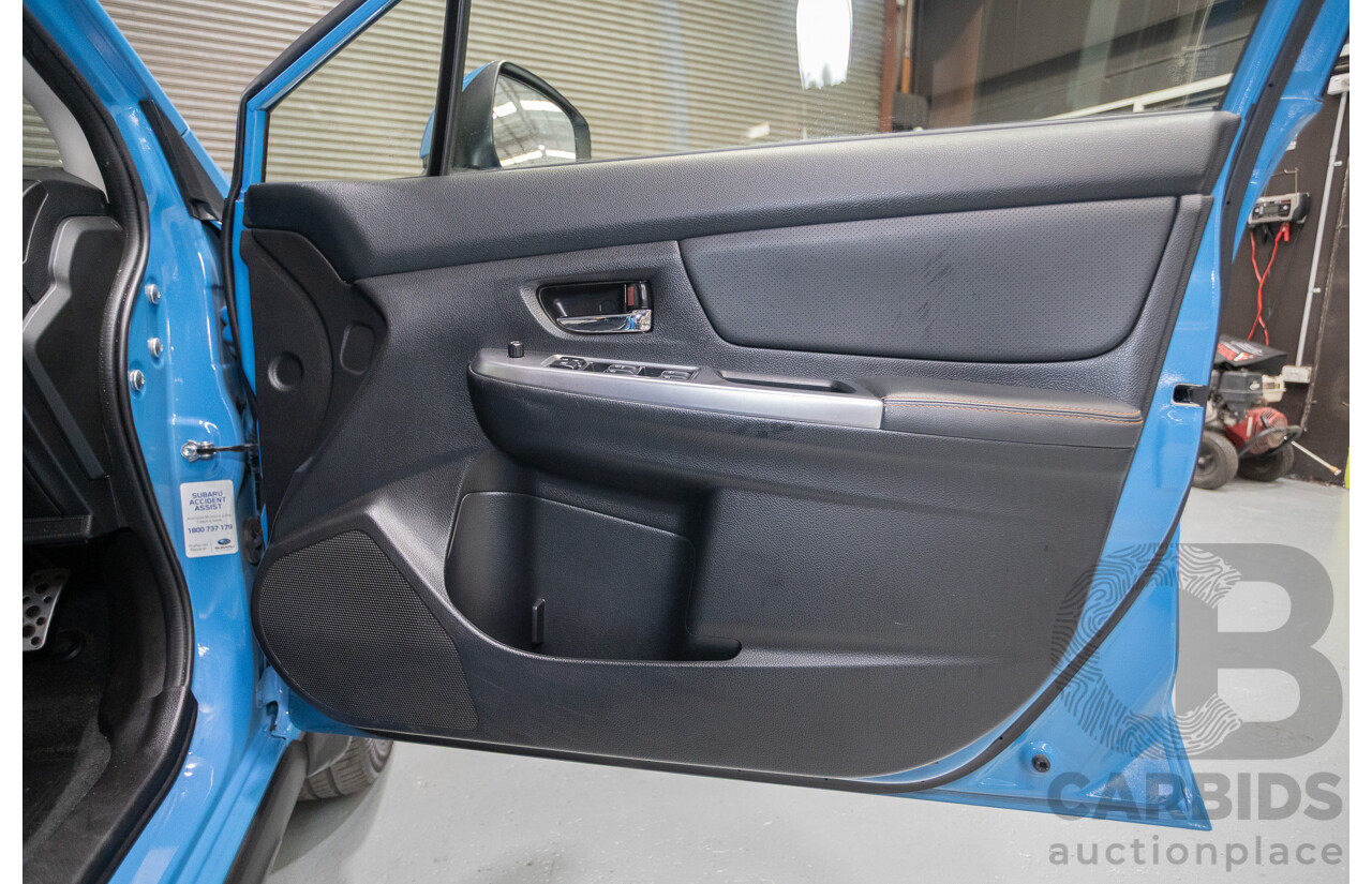 02/2016 Subaru XV 2.0i-S (AWD) MY17 4D Wagon Hyper Blue 2.0L