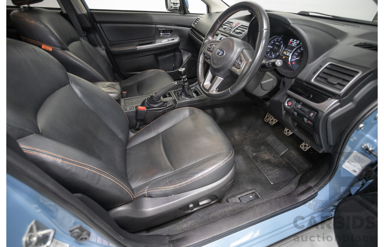 02/2016 Subaru XV 2.0i-S (AWD) MY17 4D Wagon Hyper Blue 2.0L