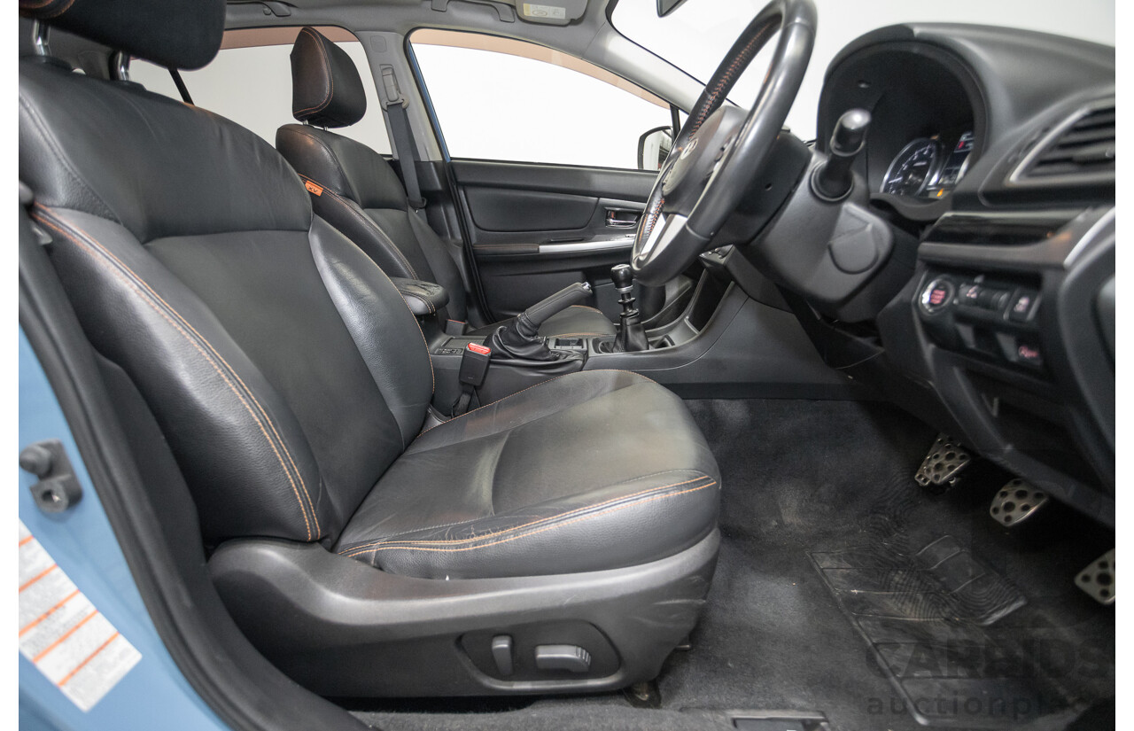 02/2016 Subaru XV 2.0i-S (AWD) MY17 4D Wagon Hyper Blue 2.0L
