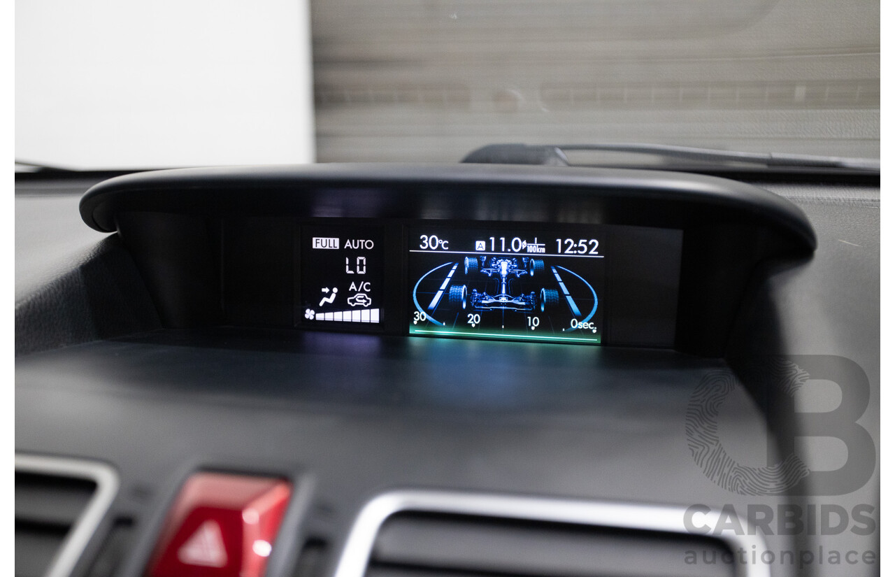 02/2016 Subaru XV 2.0i-S (AWD) MY17 4D Wagon Hyper Blue 2.0L