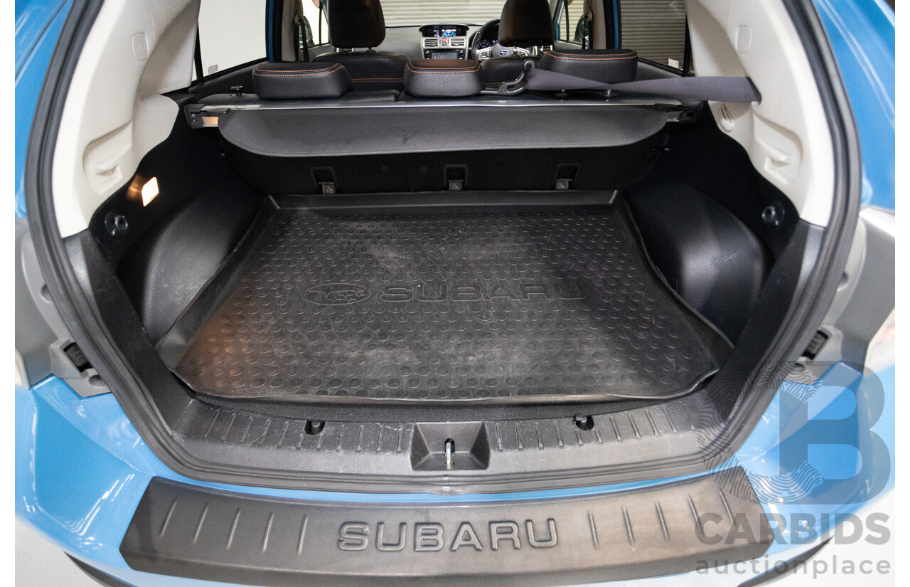 02/2016 Subaru XV 2.0i-S (AWD) MY17 4D Wagon Hyper Blue 2.0L