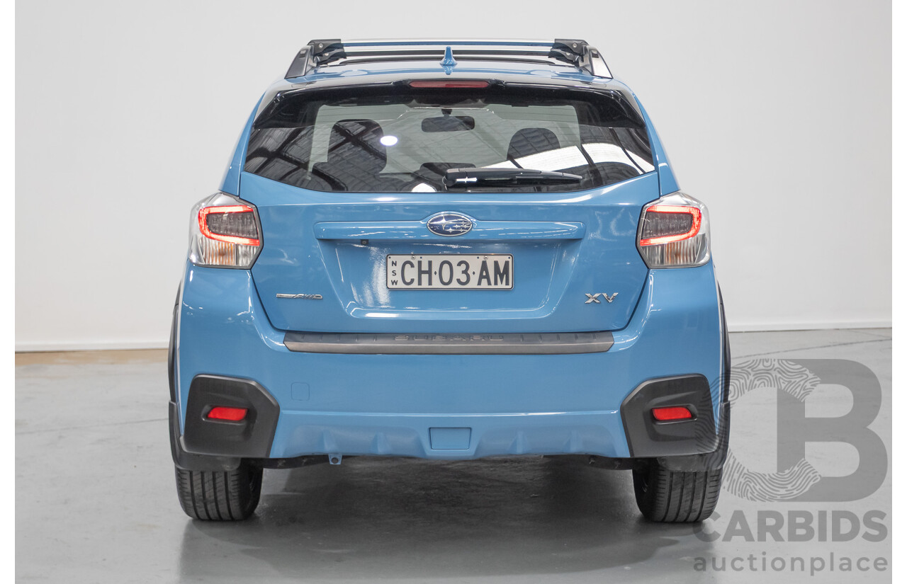 02/2016 Subaru XV 2.0i-S (AWD) MY17 4D Wagon Hyper Blue 2.0L