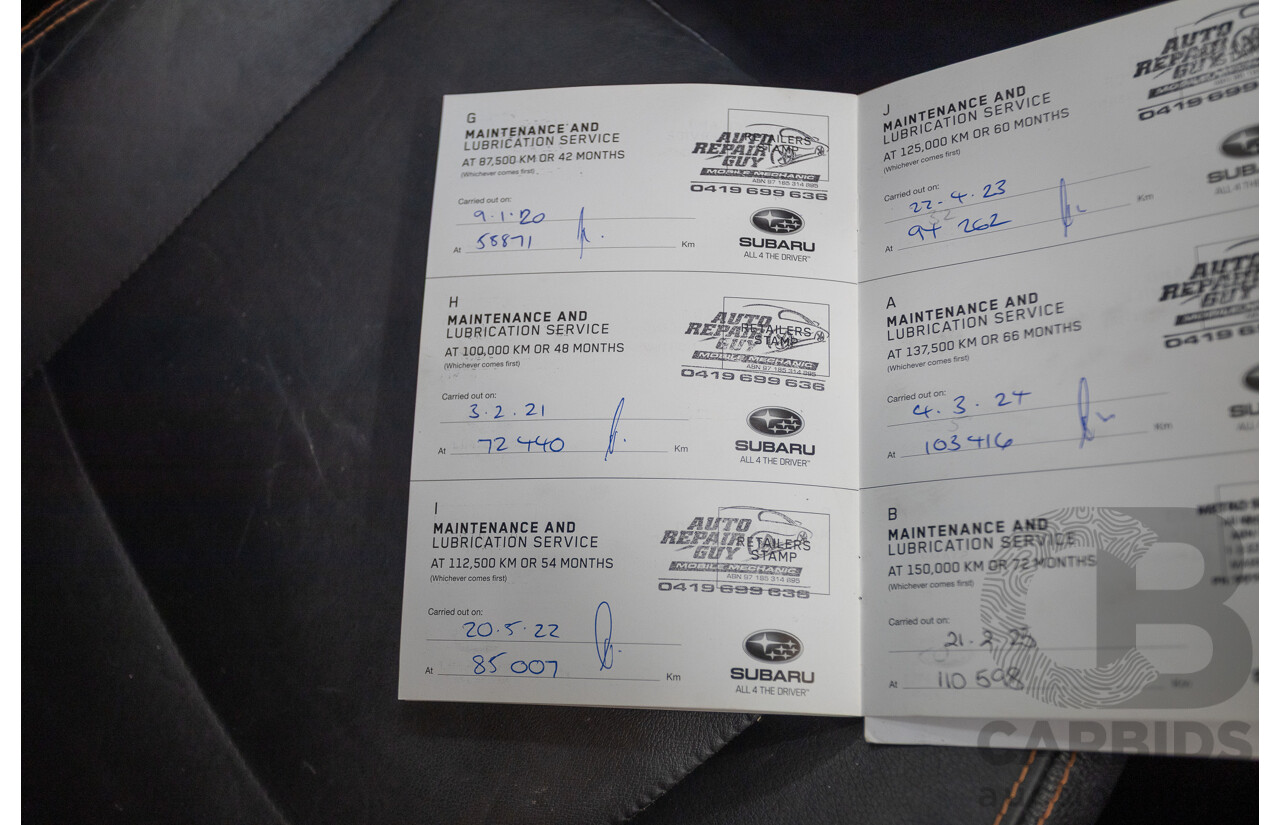 02/2016 Subaru XV 2.0i-S (AWD) MY17 4D Wagon Hyper Blue 2.0L