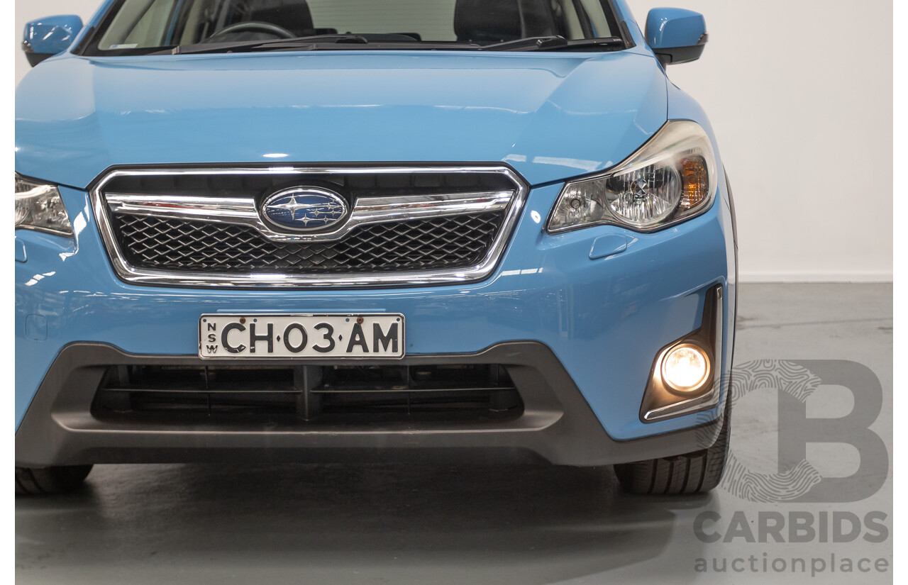 02/2016 Subaru XV 2.0i-S (AWD) MY17 4D Wagon Hyper Blue 2.0L