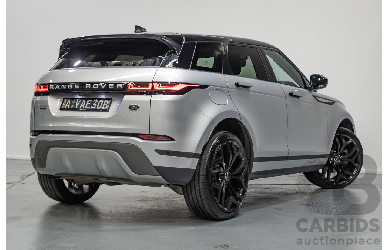 8/2019 Land Rover Range Rover Evoque D150 S (AWD) L551 MY20.25 4D Wagon Rhodium Silver Turbo Diesel 2.0L