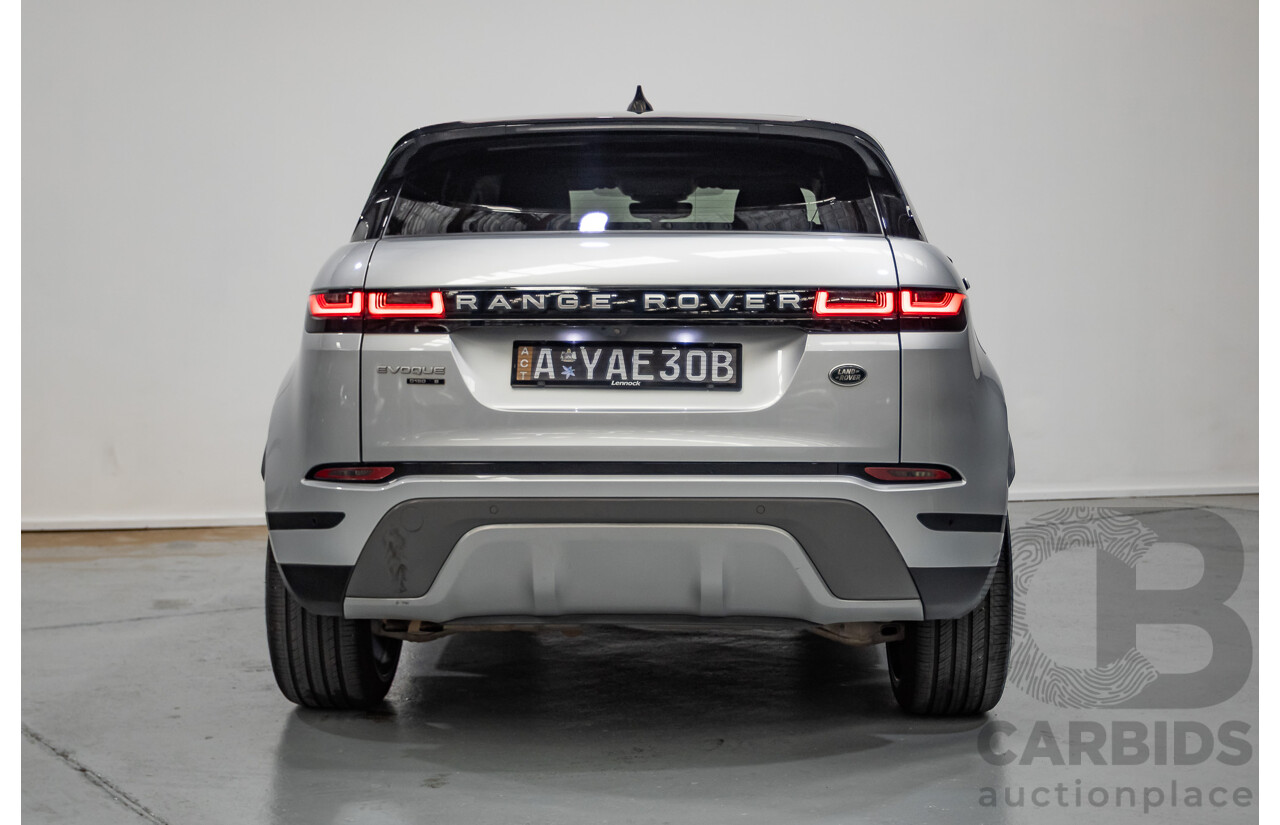8/2019 Land Rover Range Rover Evoque D150 S (AWD) L551 MY20.25 4D Wagon Rhodium Silver Turbo Diesel 2.0L