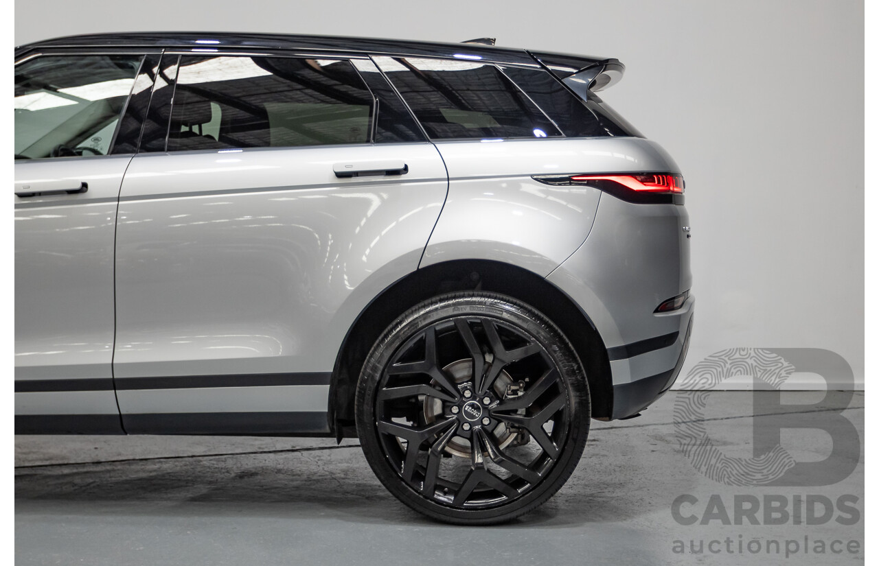 8/2019 Land Rover Range Rover Evoque D150 S (AWD) L551 MY20.25 4D Wagon Rhodium Silver Turbo Diesel 2.0L