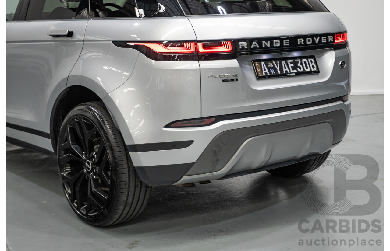 8/2019 Land Rover Range Rover Evoque D150 S (AWD) L551 MY20.25 4D Wagon Rhodium Silver Turbo Diesel 2.0L