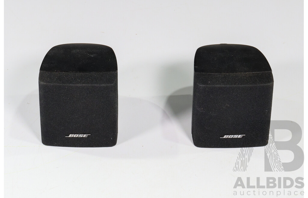 Pair of Bose Acoustimass Cube Speakers