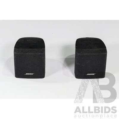 Pair of Bose Acoustimass Cube Speakers