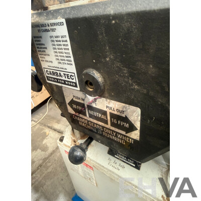 Carba-Tec Tools for Wood CTJ-381 Industrial Single Phase Thicknesser