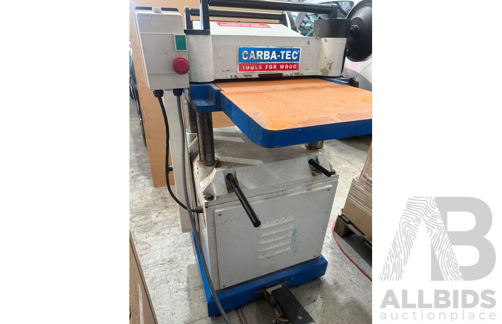 Carba-Tec Tools for Wood CTJ-381 Industrial Single Phase Thicknesser