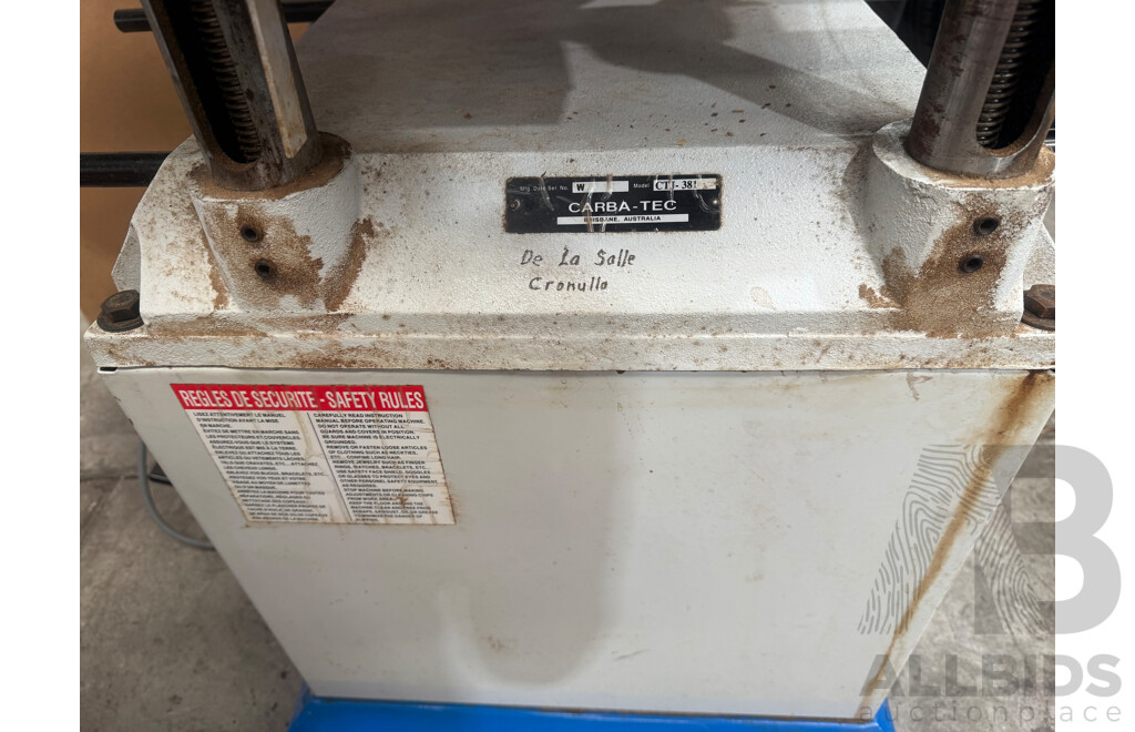 Carba-Tec Tools for Wood CTJ-381 Industrial Single Phase Thicknesser