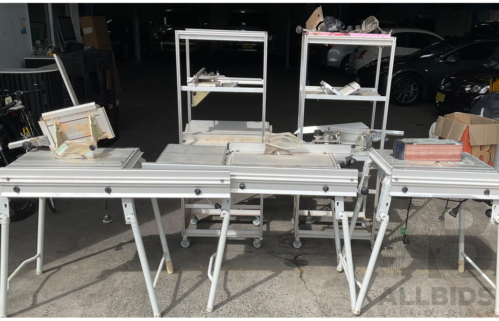 FESTOOL Work Table X3 and Accompanying Pullsaw ,Sander and Other Specialized Components and Accessories