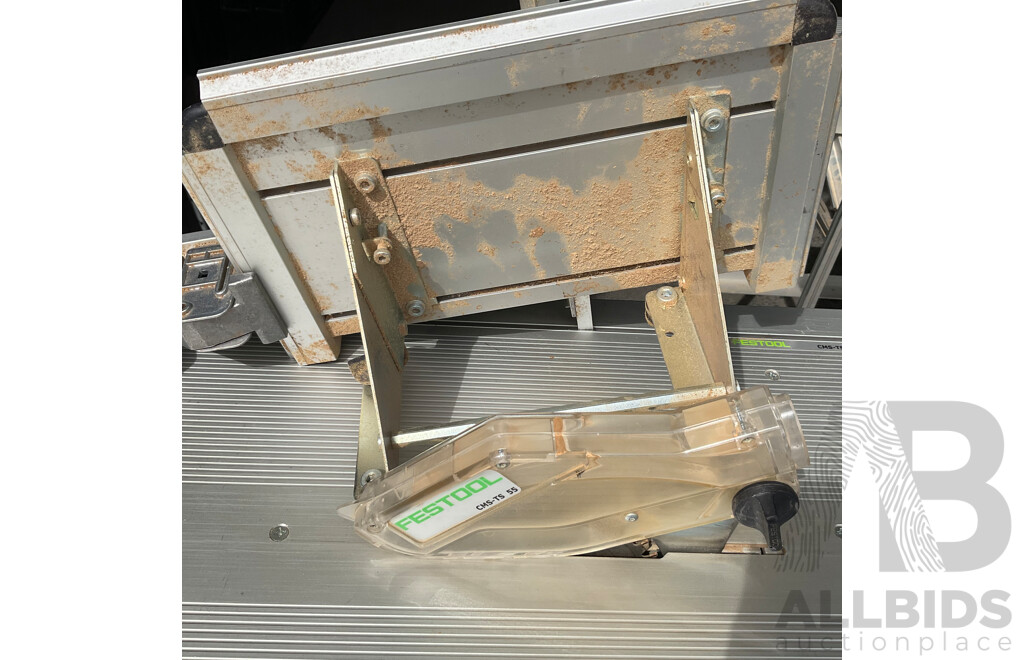 FESTOOL Work Table X3 and Accompanying Pullsaw ,Sander and Other Specialized Components and Accessories