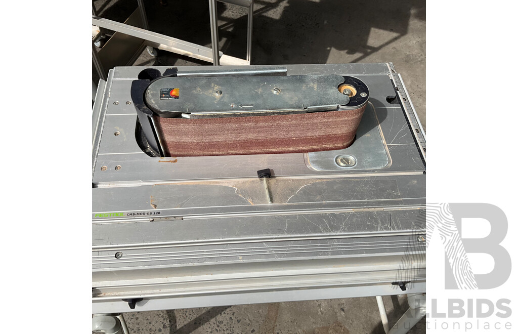 FESTOOL Work Table X3 and Accompanying Pullsaw ,Sander and Other Specialized Components and Accessories