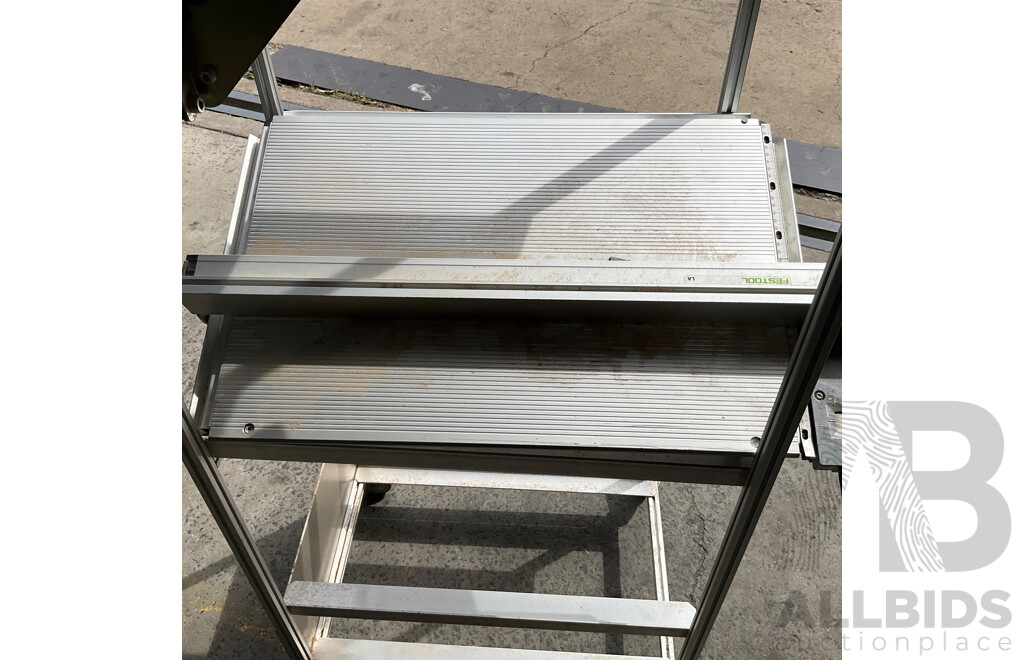 FESTOOL Work Table X3 and Accompanying Pullsaw ,Sander and Other Specialized Components and Accessories