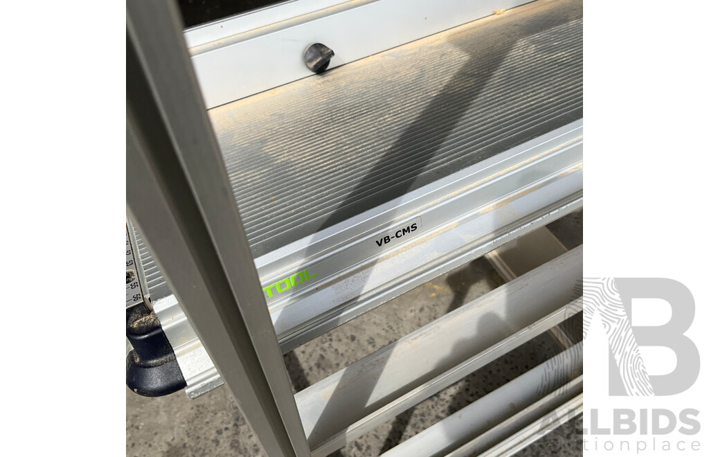 FESTOOL Work Table X3 and Accompanying Pullsaw ,Sander and Other Specialized Components and Accessories