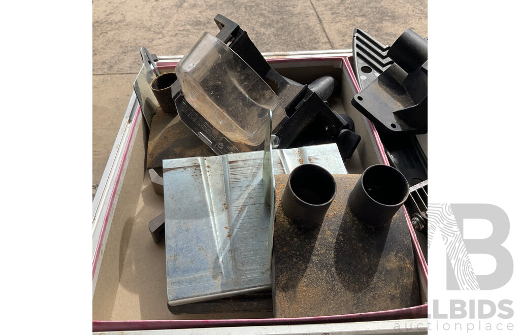 FESTOOL Work Table X3 and Accompanying Pullsaw ,Sander and Other Specialized Components and Accessories