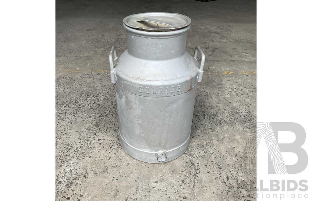Sunrise Milk Can